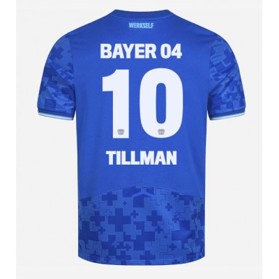 Moški Nogometni dresi Bayer Leverkusen Malik Tillman #10 Tretji 2025-26 Kratek Rokav Moški Nogometni dresi Bayer Leverkusen Malik Tillman #10 Tretji 2025-26 Kratek Rokav